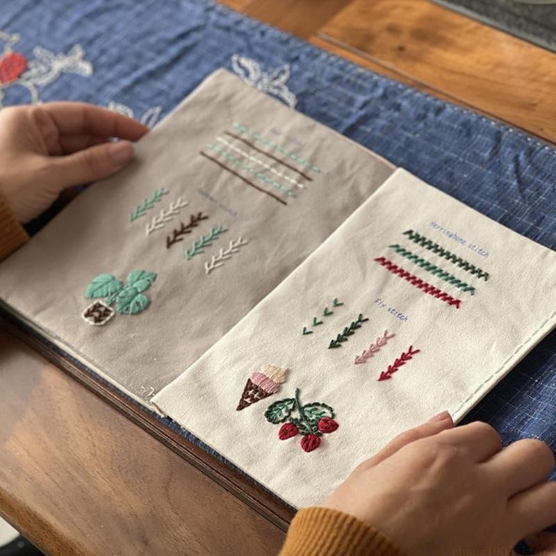 Embroidery Guide Book - Sách hướng dẫn khâu thêu vải