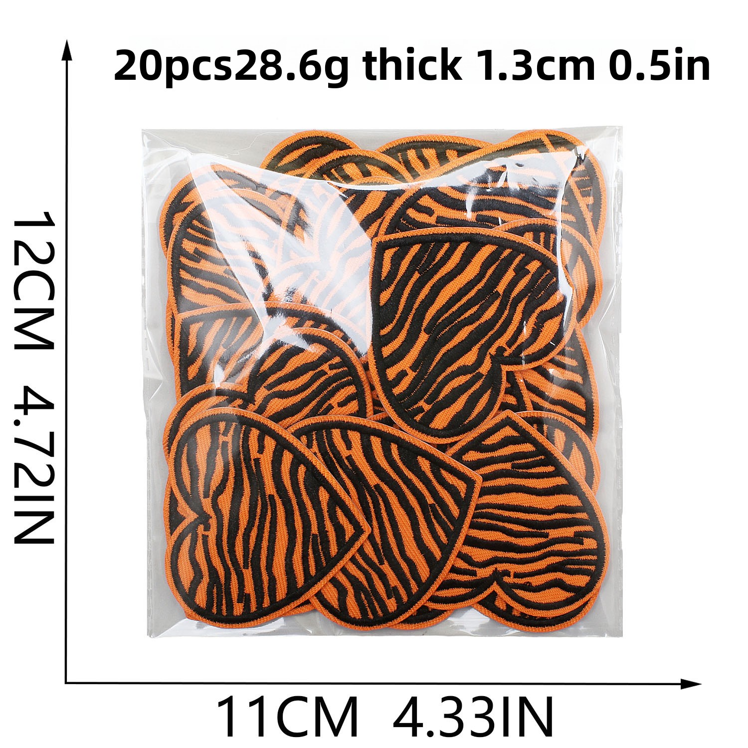 1/5/10/20PCS Leopard Pattern L - đánh giá và giá Embroidery Design Love