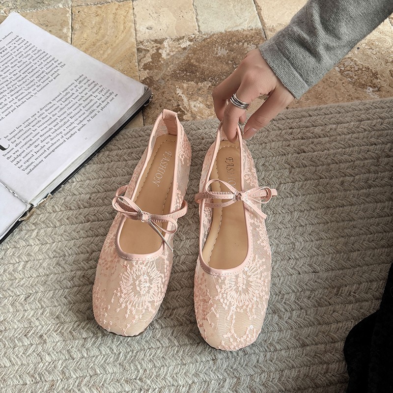 Women's Gentle Ballet Flat Sho - đánh giá và giá Embroidery Shoes
