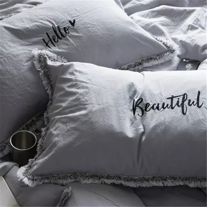 2PC Embroidery Pillowcase Bedd - đánh giá và giá Embroidery Pashmina