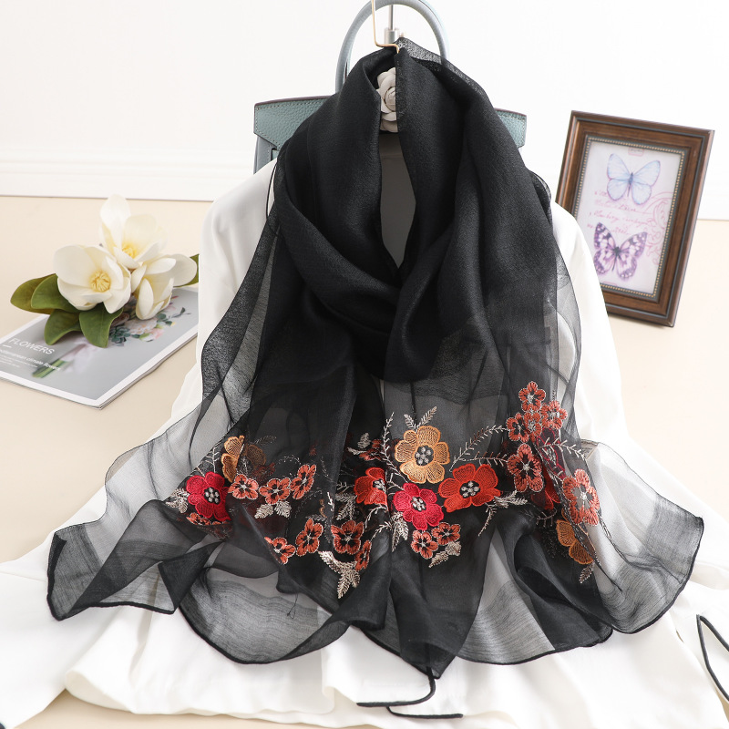 Mới 2022 Thương Hiệu Mùa Đông  - đánh giá và giá Embroidery Pashmina