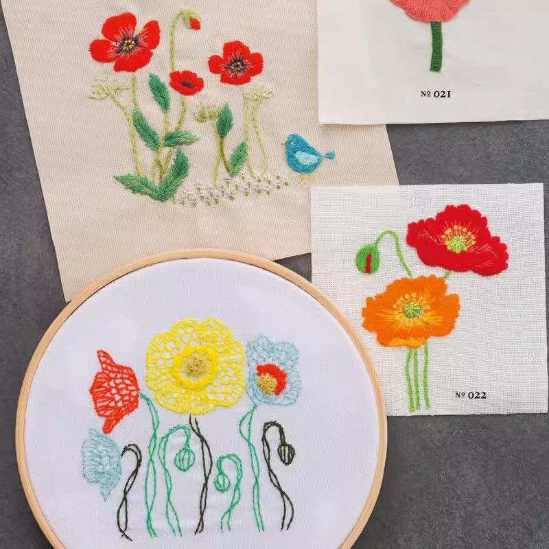 Botanical Embroidery Pattern B - đánh giá và giá Embroidery Guide Book