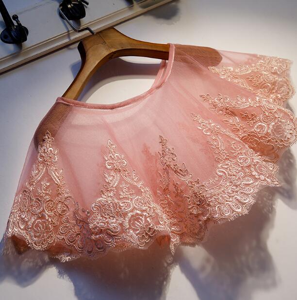 Women's embroidery pink mesh P - đánh giá và giá Embroidery Pashmina