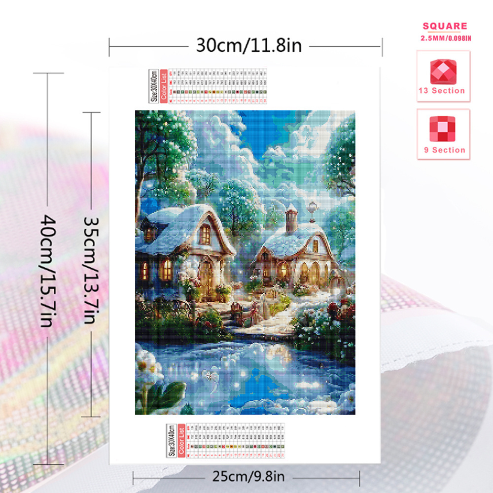 Evershine House Diamond Painti - đánh giá và giá Embroidery Wall Art