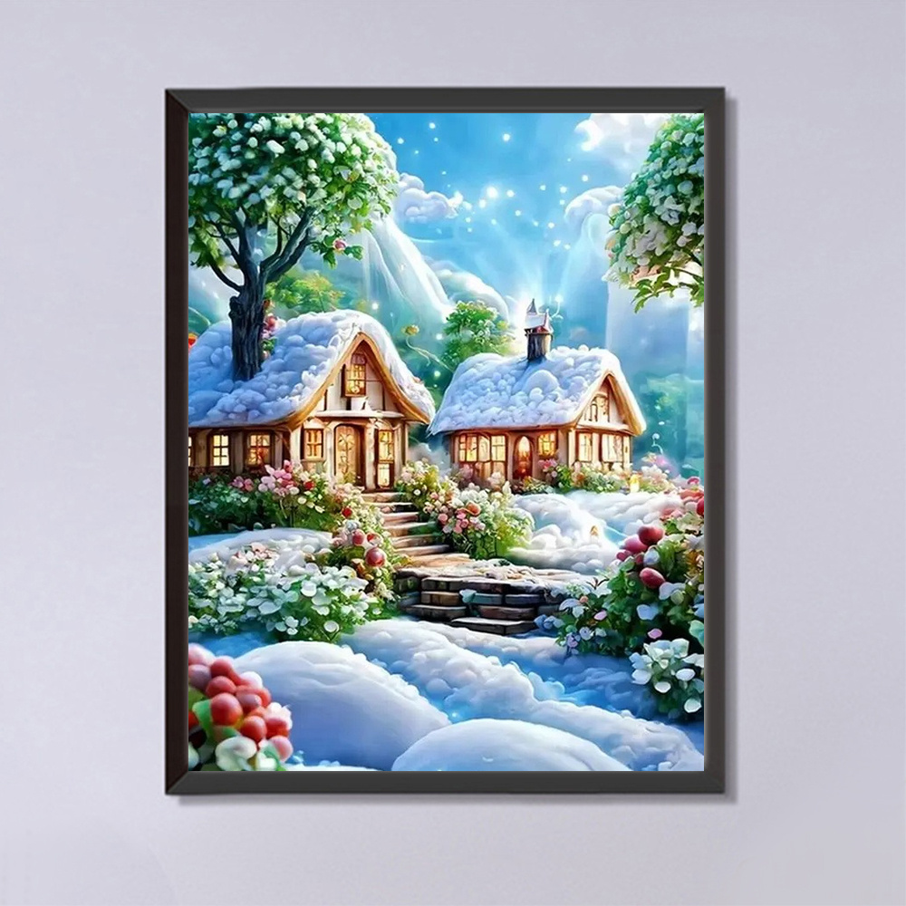 Evershine House Diamond Painti - đánh giá và giá Embroidery Wall Art