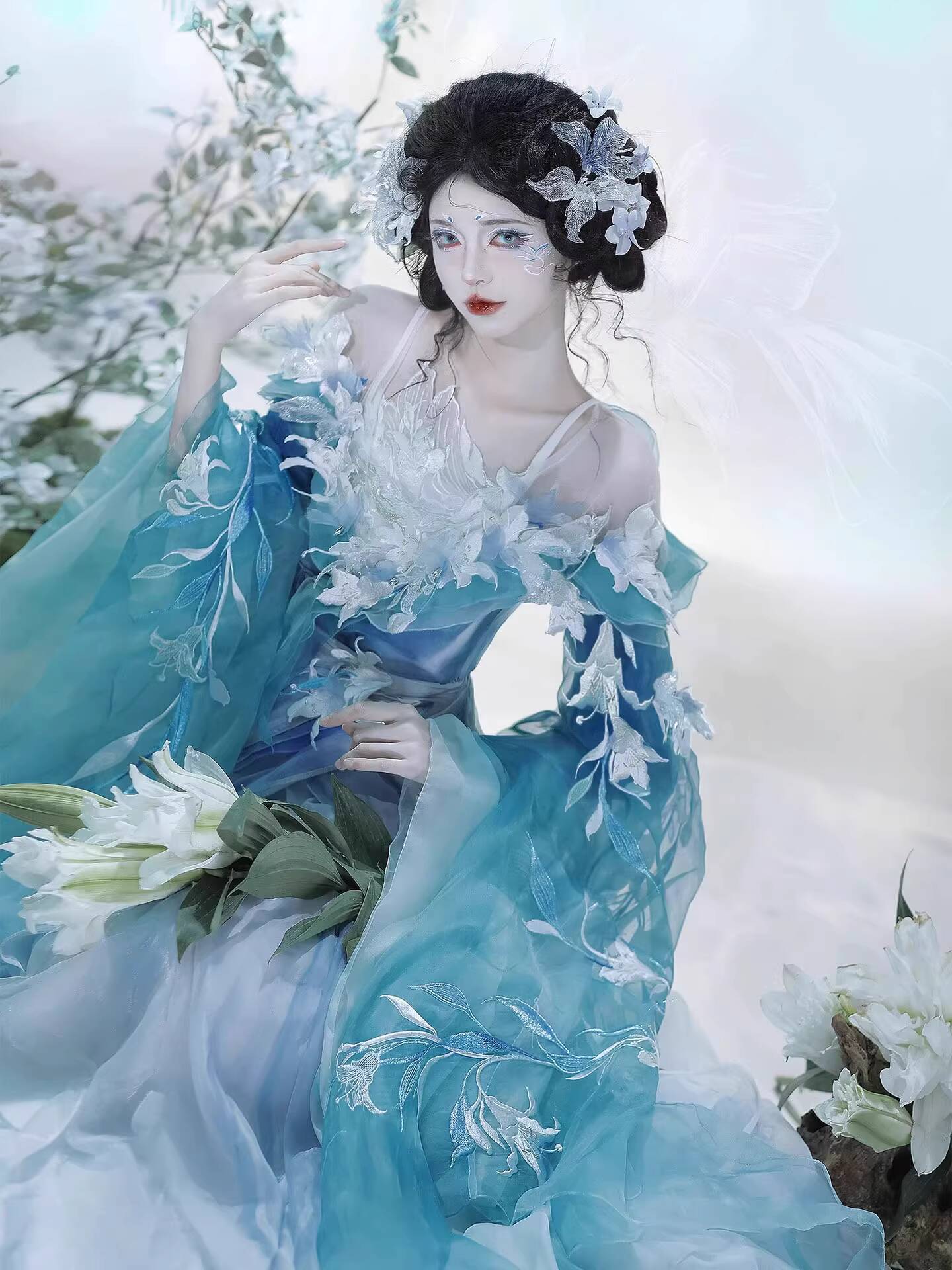 New Hanfu Women Heavy Industry - đánh giá và giá Embroidery Set