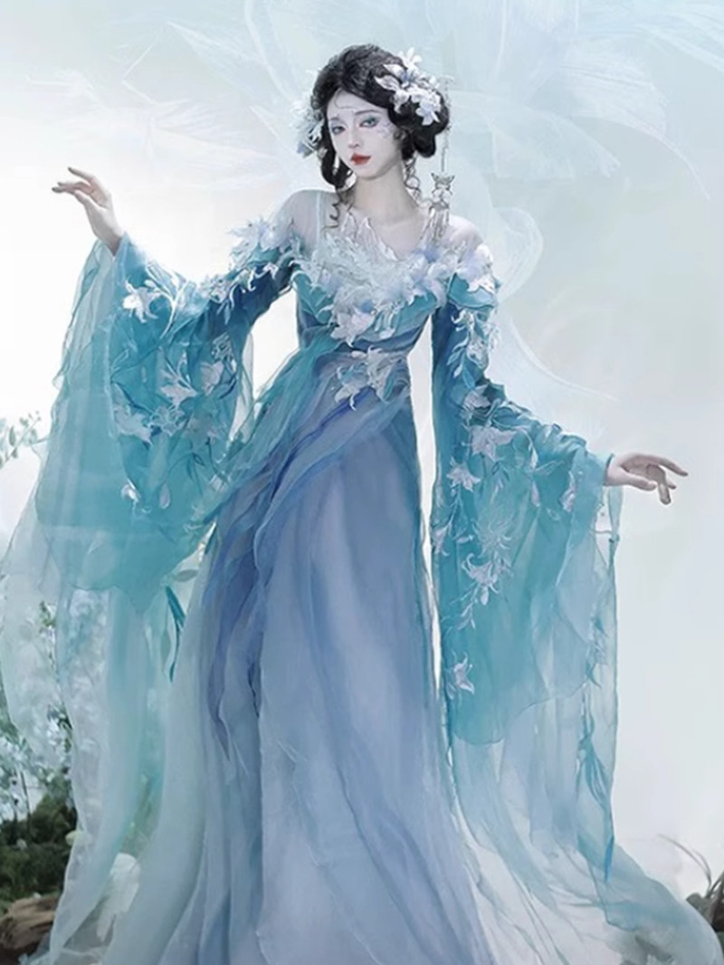 New Hanfu Women Heavy Industry - đánh giá và giá Embroidery Set