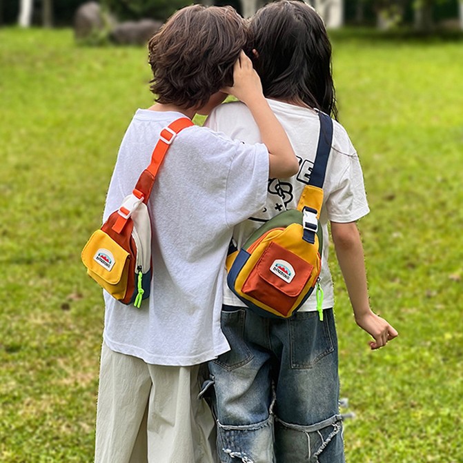 New Fashion Kids Chest Bag Uni - đánh giá và giá Embroidery Motif