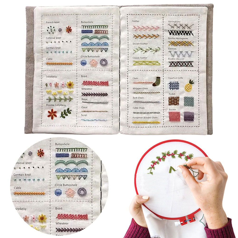DIY Stitch Book A Comprehensiv - đánh giá và giá Embroidery Guide Book