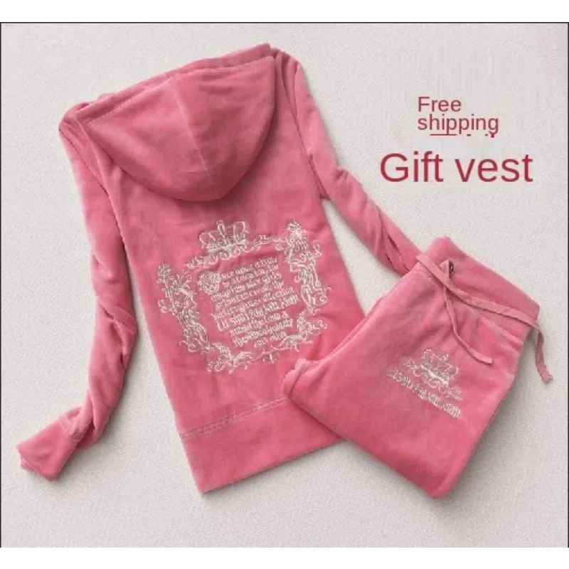 JC Tracksuit Women Velvet Wome - đánh giá và giá Embroidery Motif