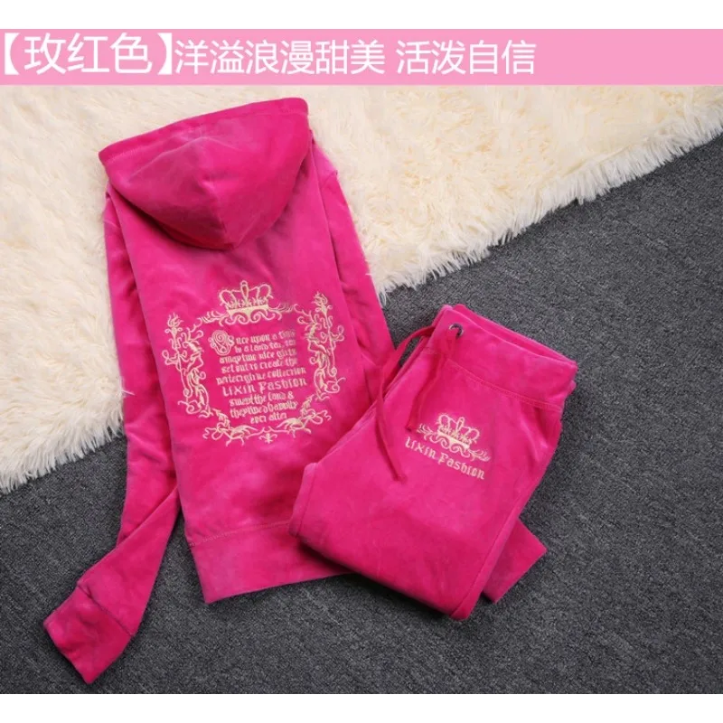 JC Tracksuit Women Velvet Wome - đánh giá và giá Embroidery Motif