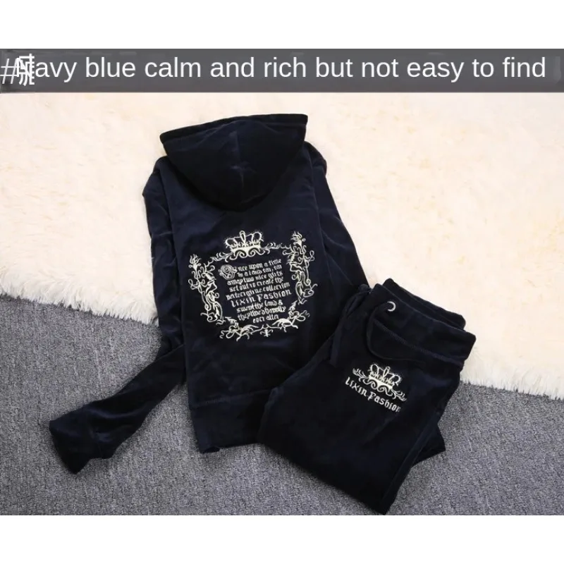 JC Tracksuit Women Velvet Wome - đánh giá và giá Embroidery Motif