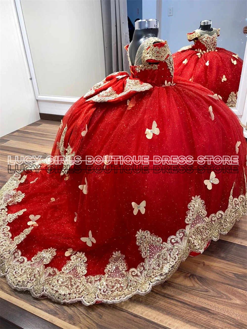 Quality Butterfly Applique Lov - đánh giá và giá Embroidery Yellow Dress