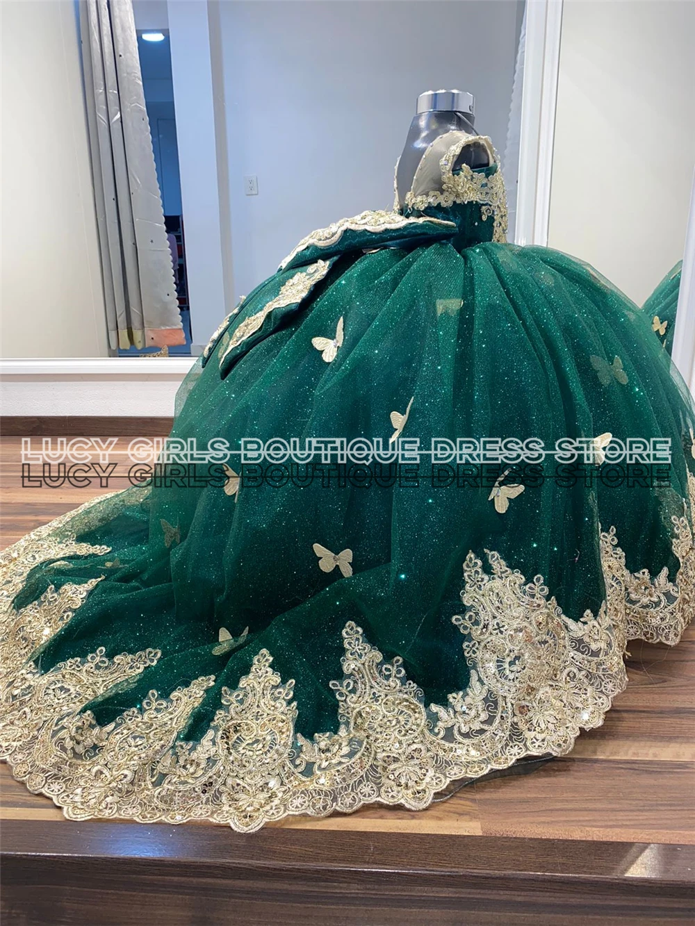 Quality Butterfly Applique Lov - đánh giá và giá Embroidery Yellow Dress