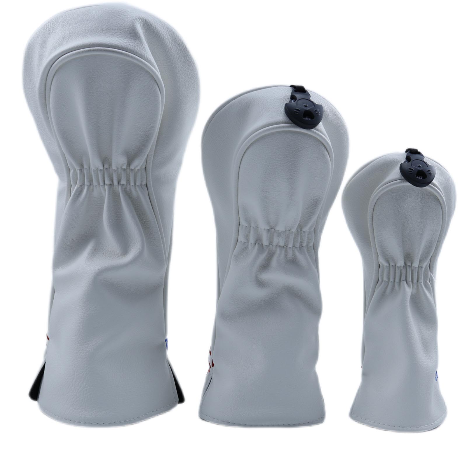 3Pcs/Set PU Leather Golf Club  - đánh giá và giá Embroidery Set