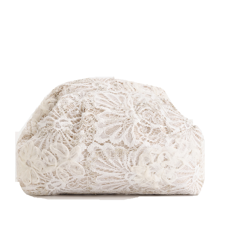 Lace Clouds Clutch Bag,Floral  - đánh giá và giá Embroidery Bali