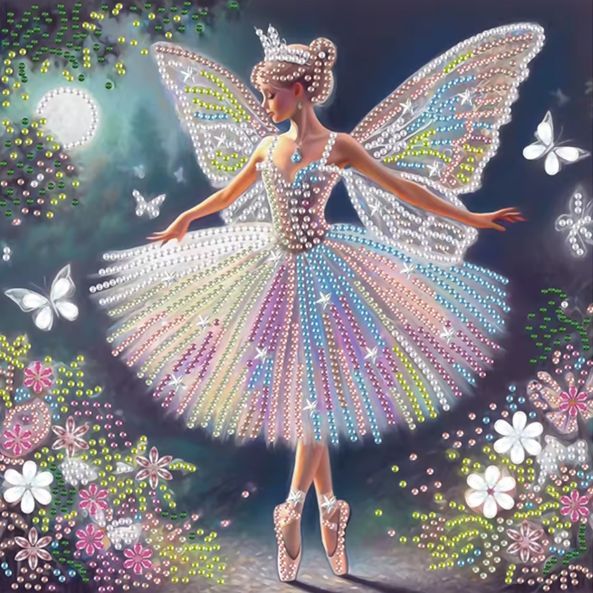Butterfly Fairy Pattern Series - đánh giá và giá Embroidery Motif