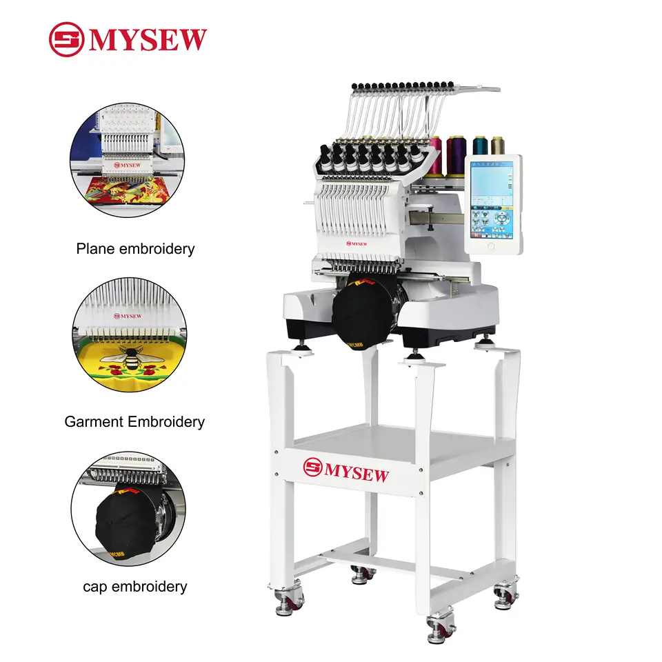 MYSEW MFS 1500 Automatic Compu - đánh giá và giá Embroidery Machine Computerized