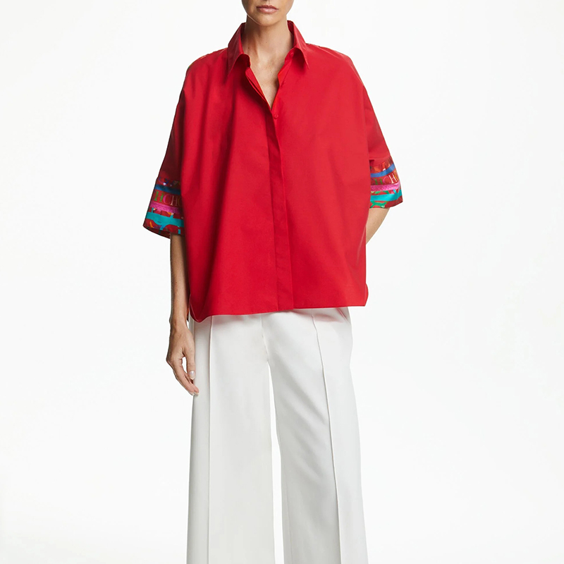 Female Shirts Casual Women's B - đánh giá và giá Embroidery Motif