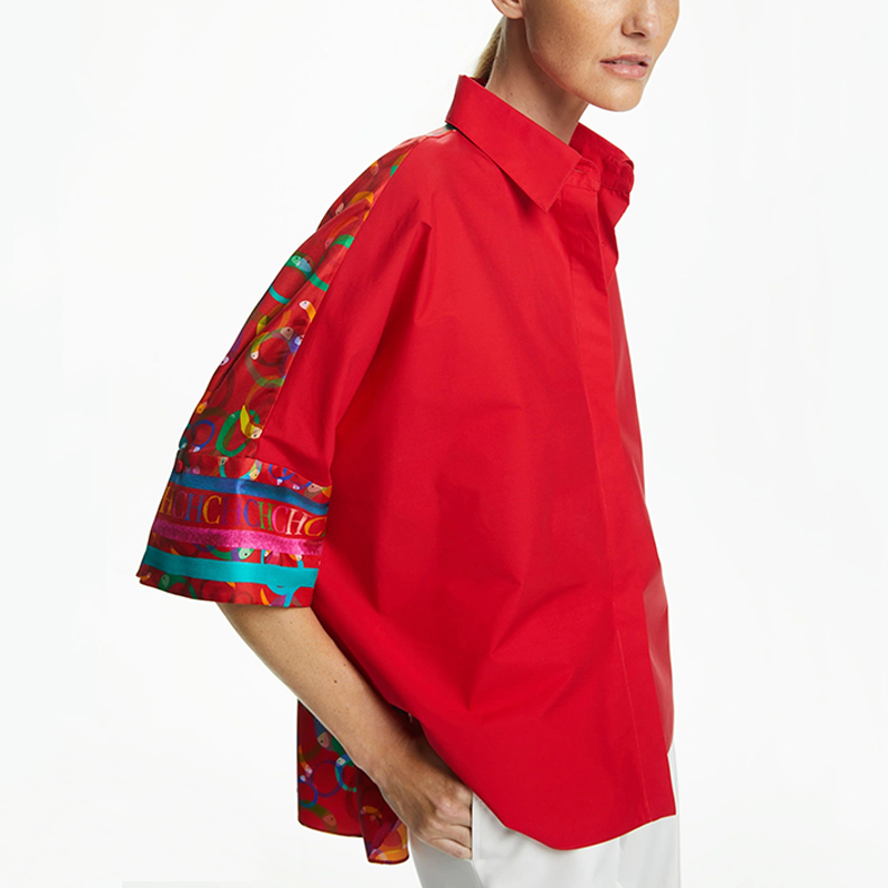 Female Shirts Casual Women's B - đánh giá và giá Embroidery Motif