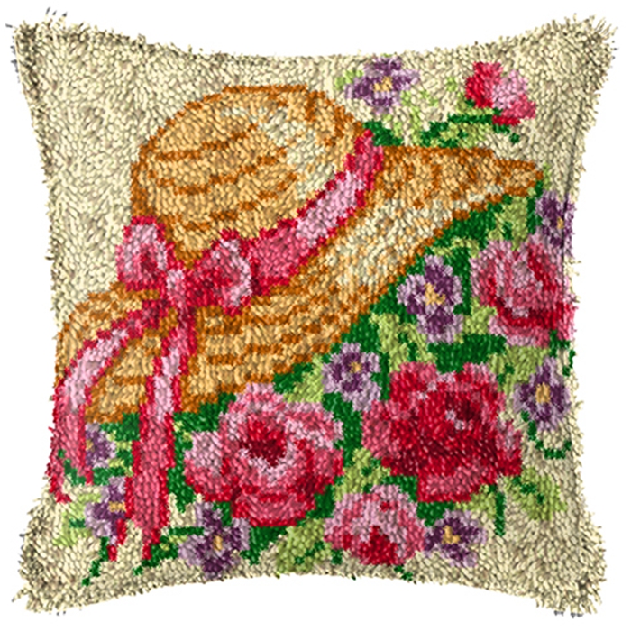 Smyrna Flower Latch Hook Kit M - đánh giá và giá Embroidery Paper