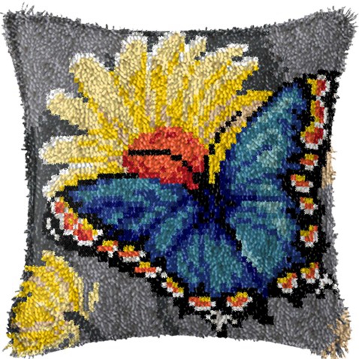 Smyrna Flower Latch Hook Kit M - đánh giá và giá Embroidery Paper