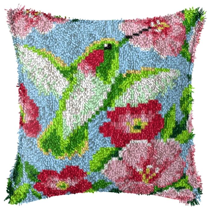 Smyrna Flower Latch Hook Kit M - đánh giá và giá Embroidery Paper