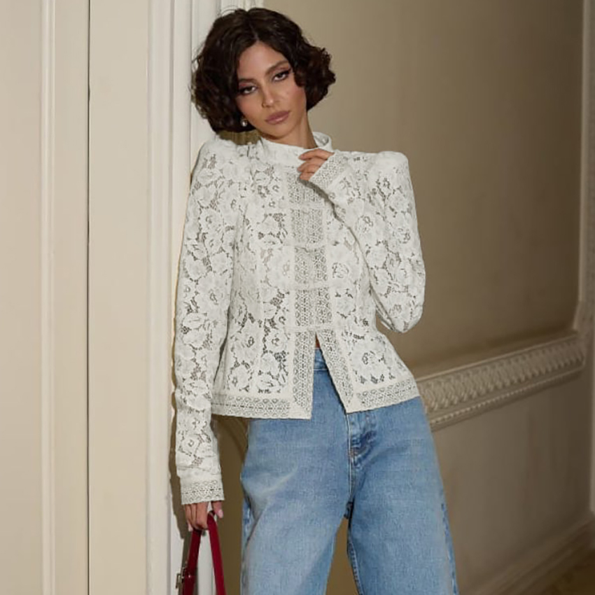 Linad Elegant Embroidery Puff  - đánh giá và giá Embroidery Uniform