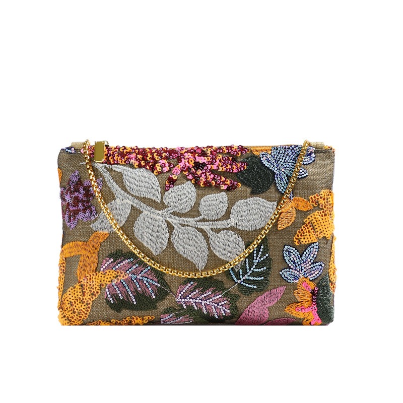 Sequins Embroidery Clutch Bag  - đánh giá và giá Embroidery Bali