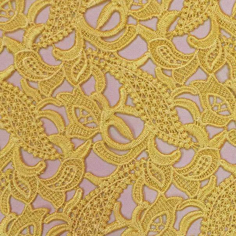 high-end lace cloth yellow ste - đánh giá và giá Embroidery Yellow Dress