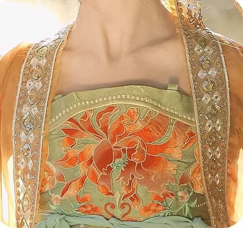 Women's Traditional Chinese Ha - đánh giá và giá Embroidery Yellow Dress