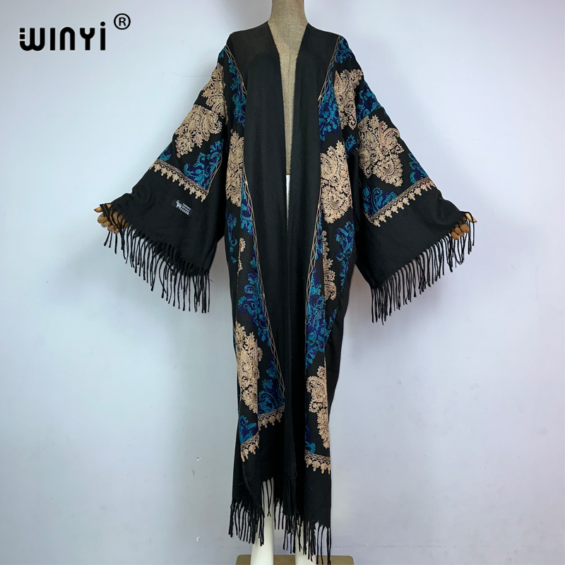 WINYI Winter Women tassel Pash - đánh giá và giá Embroidery Pashmina