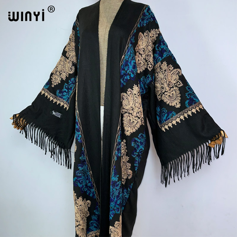 WINYI Winter Women tassel Pash - đánh giá và giá Embroidery Pashmina
