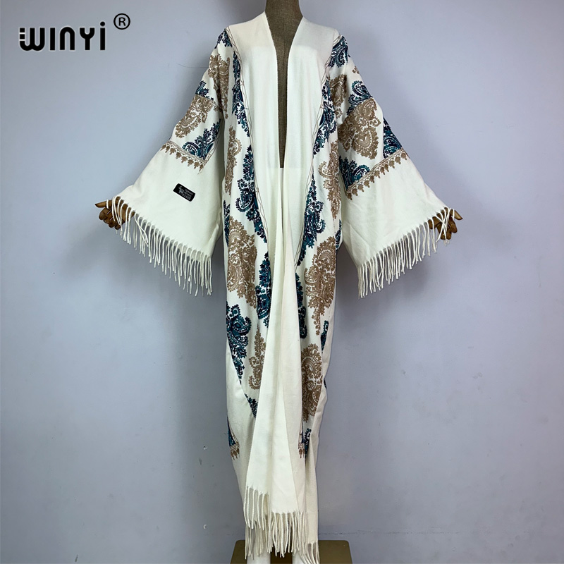 WINYI Winter Women tassel Pash - đánh giá và giá Embroidery Pashmina