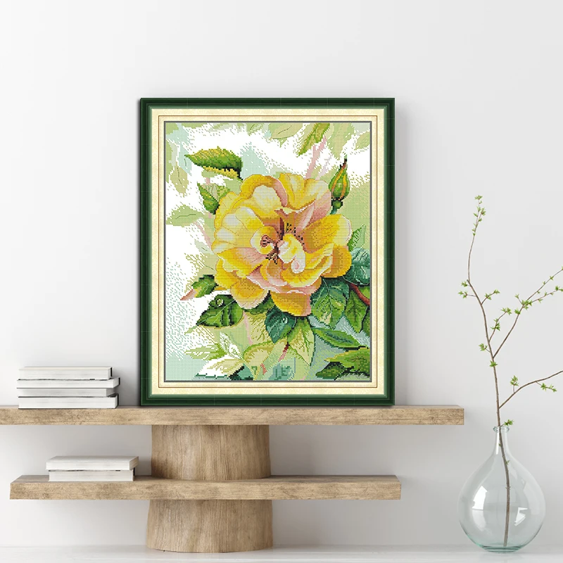 Joy Sunday Cross Stitch Kit Ye - đánh giá và giá Embroidery Yellow