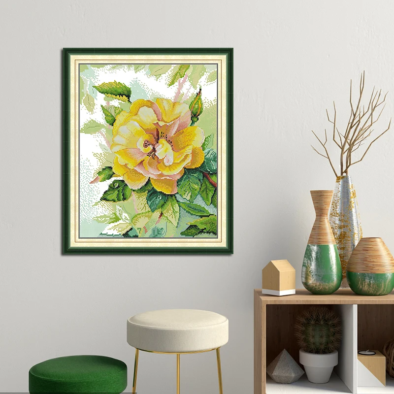 Joy Sunday Cross Stitch Kit Ye - đánh giá và giá Embroidery Yellow