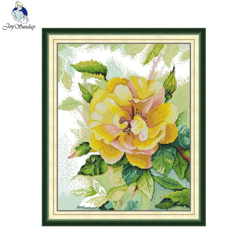 Joy Sunday Cross Stitch Kit Ye - đánh giá và giá Embroidery Yellow