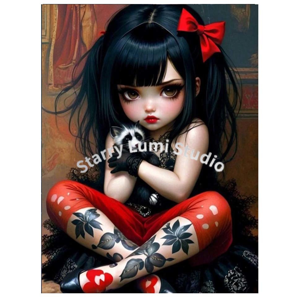 5D Diamond Painting Kit Gothic - đánh giá và giá Embroidery Room