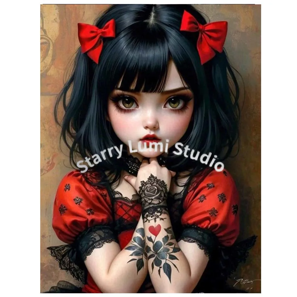 5D Diamond Painting Kit Gothic - đánh giá và giá Embroidery Room