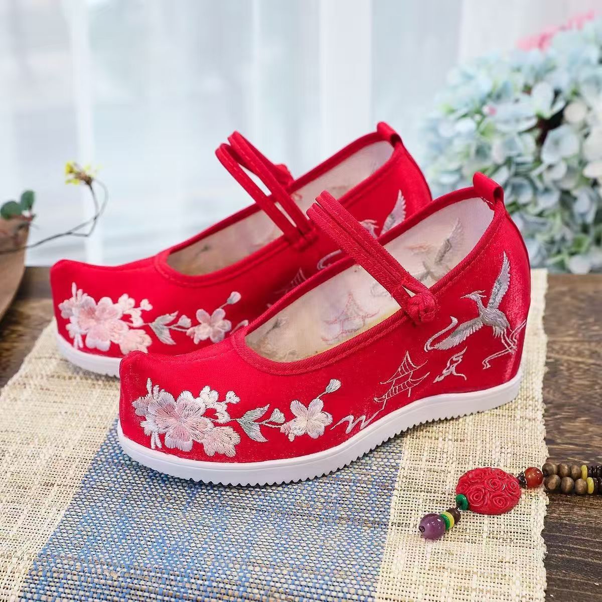 Women Increased Internal Embro - đánh giá và giá Embroidery Shoes