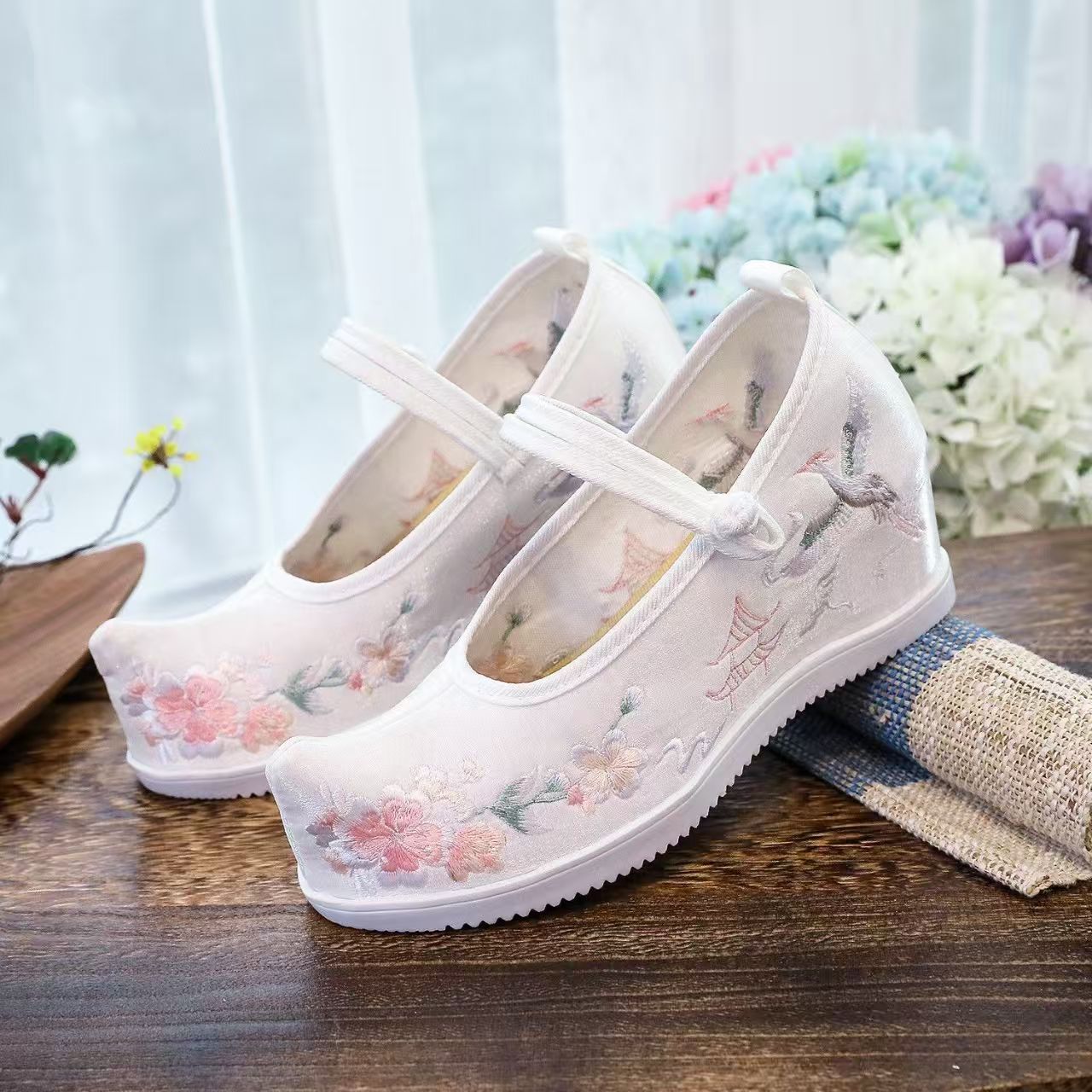 Women Increased Internal Embro - đánh giá và giá Embroidery Shoes