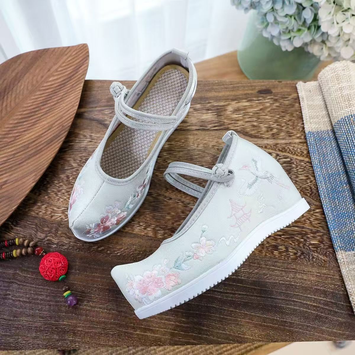 Women Increased Internal Embro - đánh giá và giá Embroidery Shoes