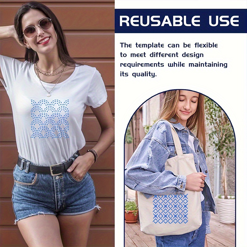 30Pcs Embroidery Templates DIY - đánh giá và giá Embroidery Motif