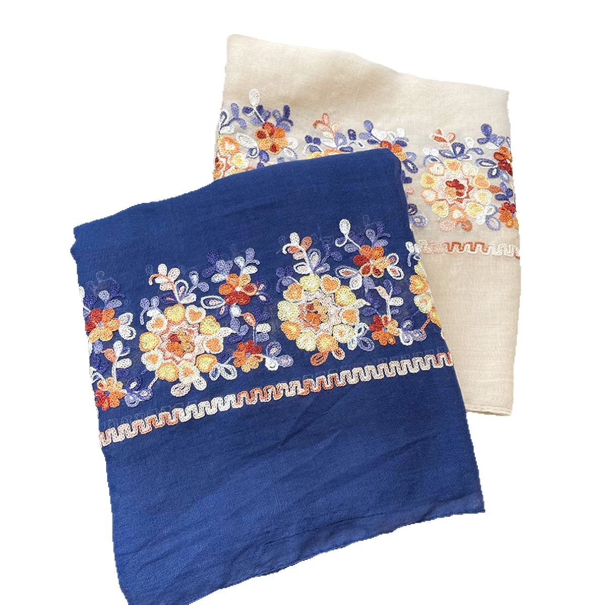 2025 New Soft Cotton Hijab Sca - đánh giá và giá Embroidery Pashmina