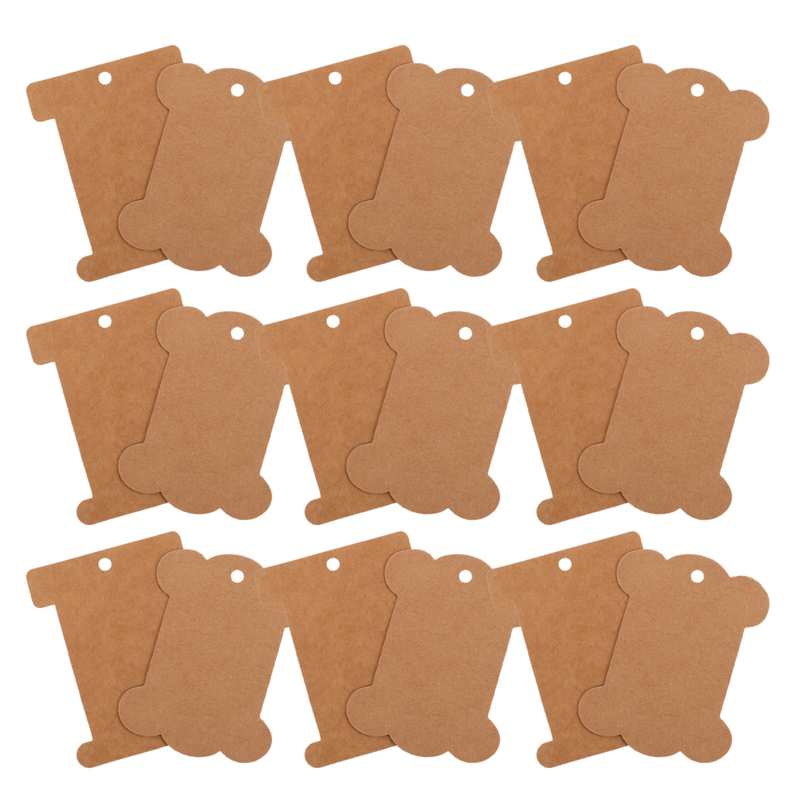 80Pcs DIY Blank Kraft Paper Th - đánh giá và giá Embroidery Paper