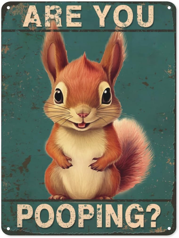 Are You Pooping squirrel Bathr - đánh giá và giá Embroidery Wall Art