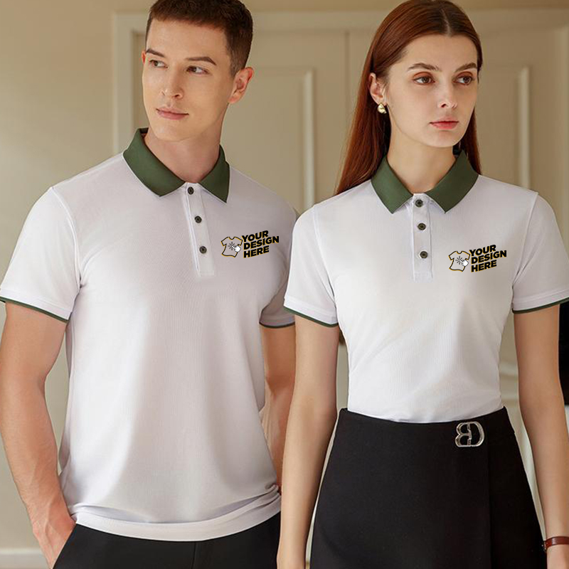 Color Block Polo Shirt - Free  - đánh giá và giá Embroidery Uniform
