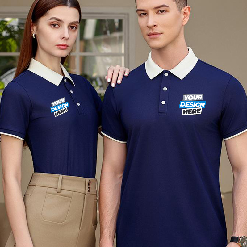 Color Block Polo Shirt - Free  - đánh giá và giá Embroidery Uniform