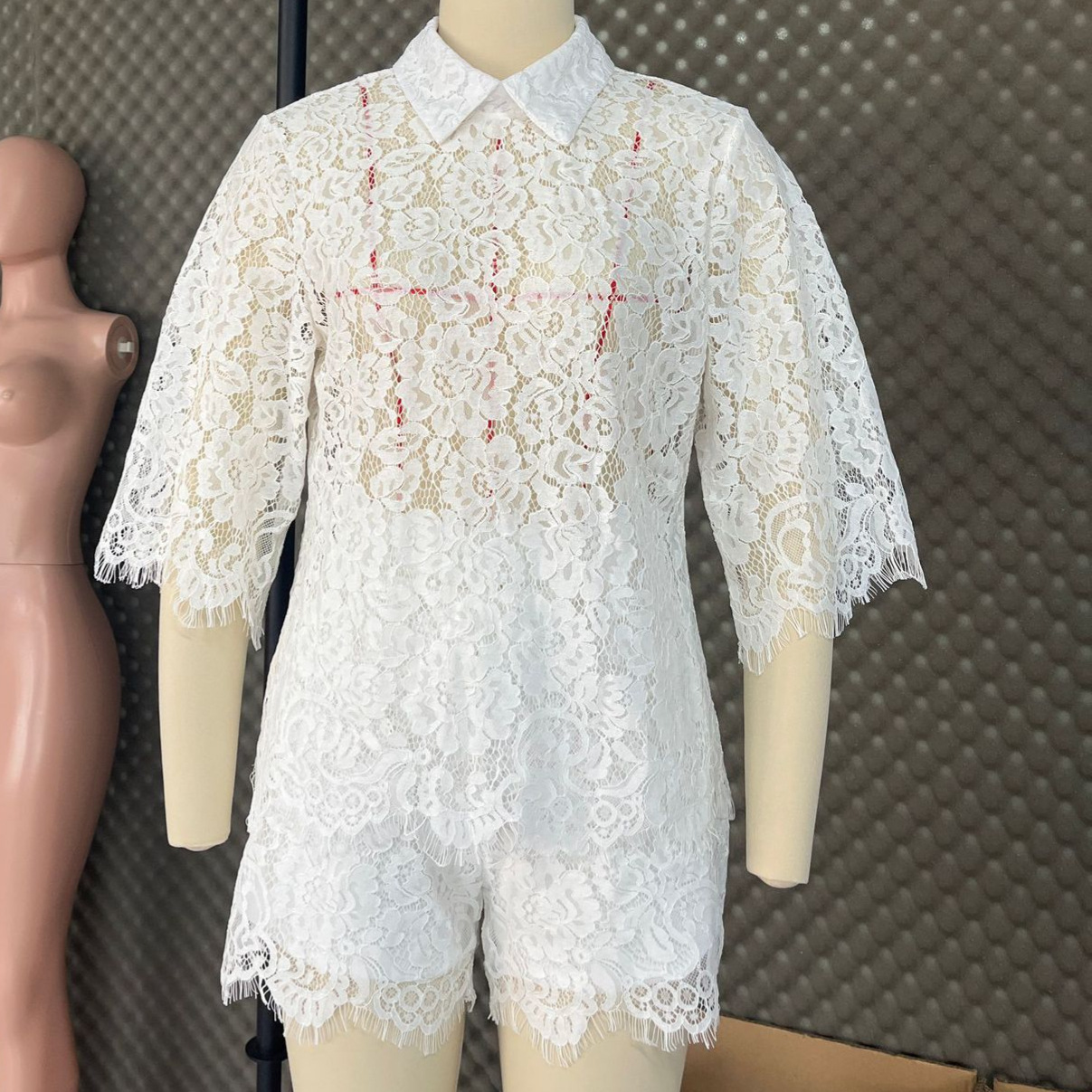 Sexy Lace Embroidery Shorts Su - đánh giá và giá Embroidery Motif