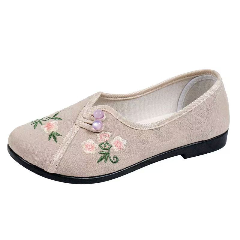 Chinese Style Women Flat sole  - đánh giá và giá Embroidery Shoes